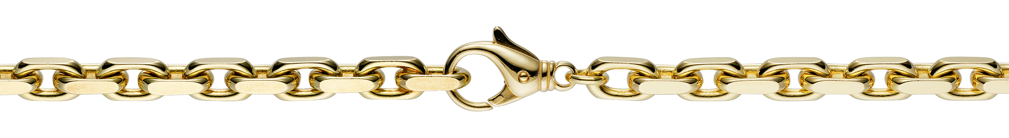 Brogle Classic anchor bracelet diamond cut 7mm