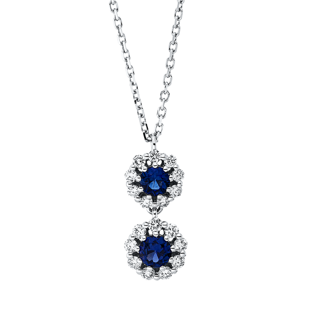 Brogle Classic Kette mit Saphiranhänger Brogle Classic Kette mit Saphiranhänger