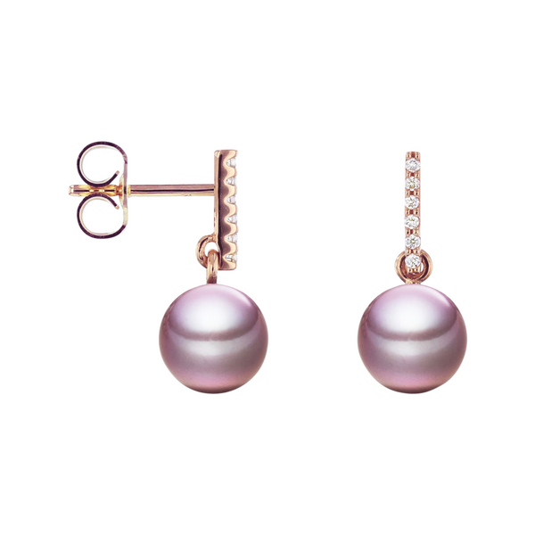 Brogle Selection Ocean freshwater pearl stud earrings