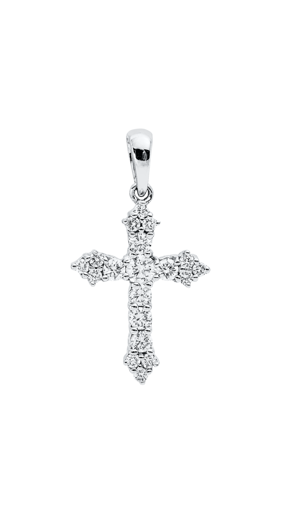 Brogle Classic Kreuzanhänger mit Diamanten