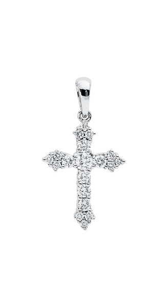 Brogle Classic Kreuzanhänger mit Diamanten Brogle Classic Kreuzanhänger mit Diamanten