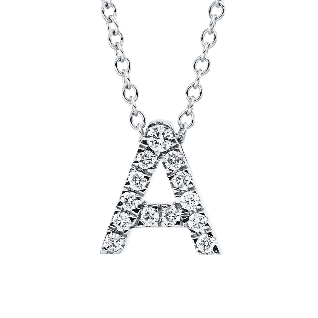 Brogle Classic Kette mit Diamantbuchstaben A Brogle Classic Kette mit Diamantbuchstaben A