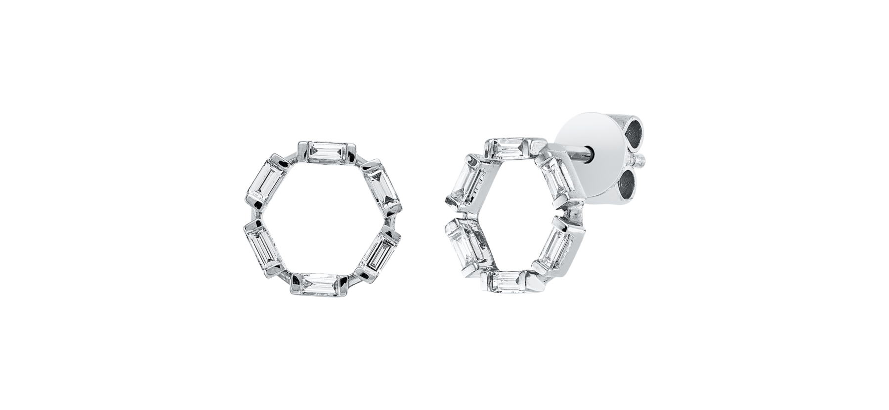 Brogle Classic diamond stud earrings