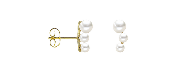 Brogle Classic freshwater pearl stud earrings Brogle Classic freshwater pearl stud earrings