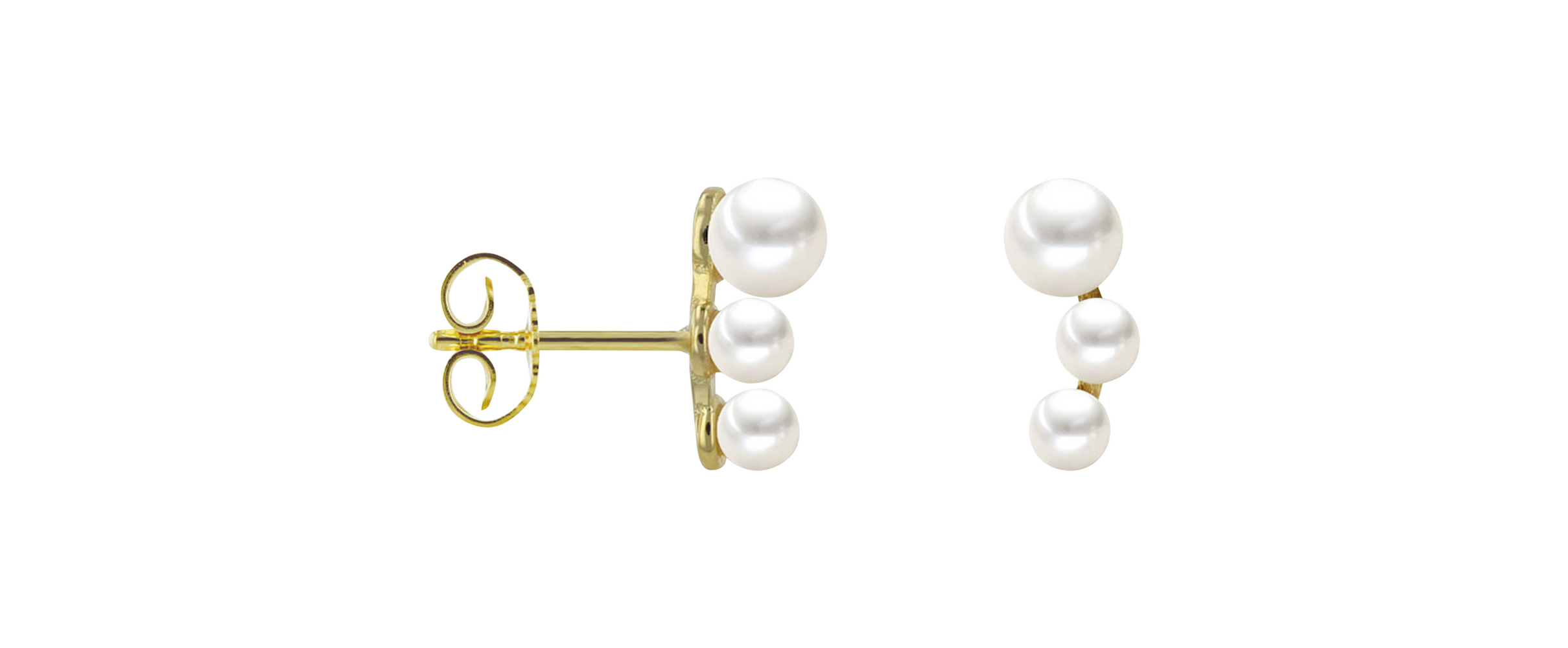 Brogle Classic freshwater pearl stud earrings Brogle Classic freshwater pearl stud earrings