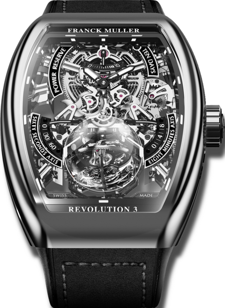 Franck Muller Vanguard Tourbillon Revolution 3 Skeleton 55.9 x 46mm