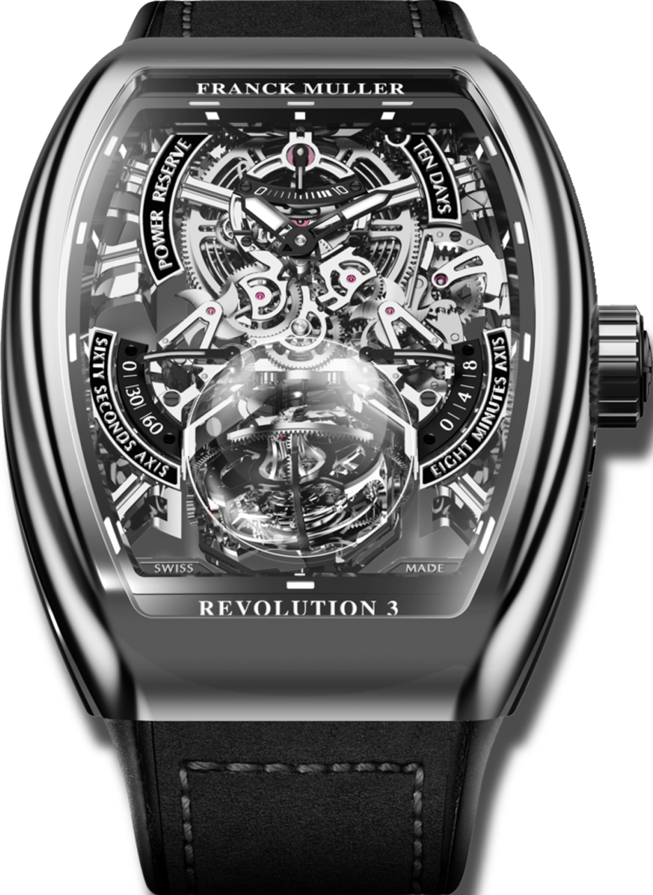 Franck Muller Vanguard Tourbillon Revolution 3 Skeleton 55.9 x 46mm Franck Muller Vanguard Tourbillon Revolution 3 Skeleton 55.9 x 46mm