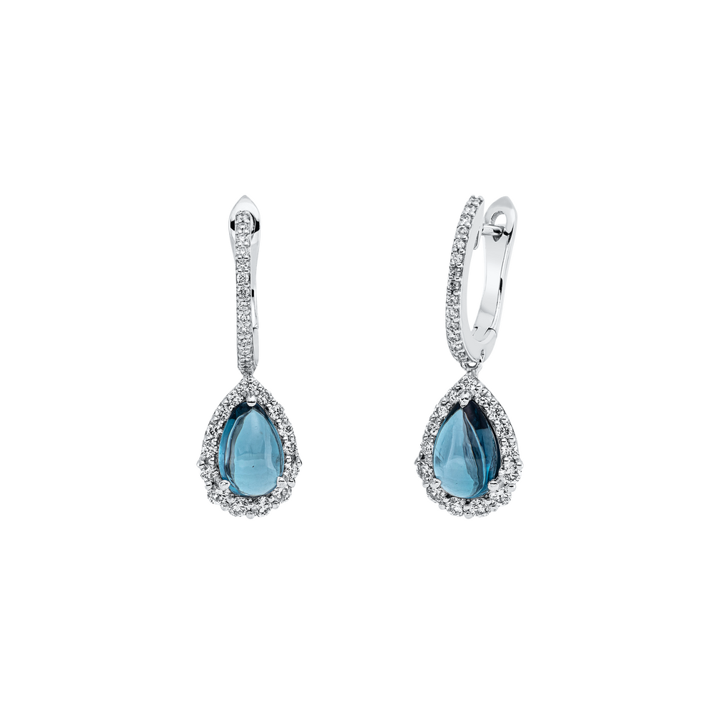 Brogle Classic colored stone earrings
