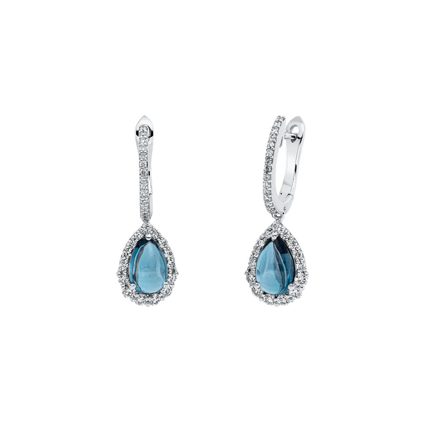 Brogle Classic colored stone earrings
