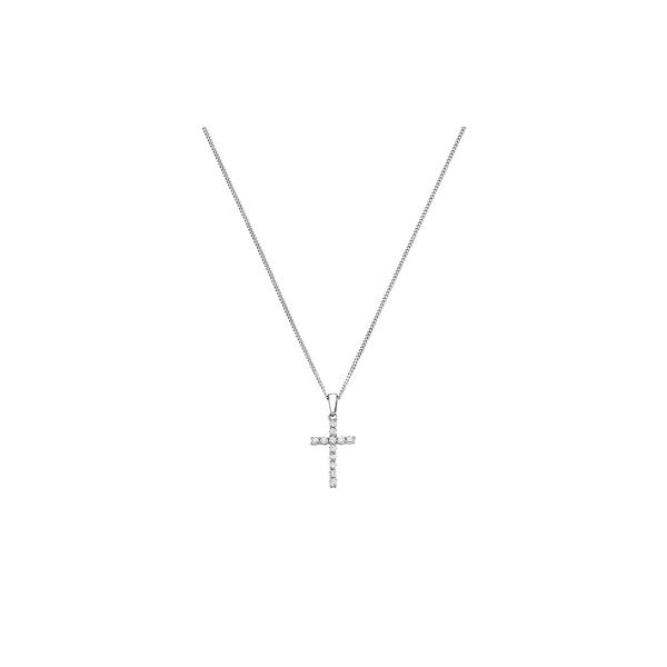 Brogle Classic necklace with diamond cross Brogle Classic necklace with diamond cross