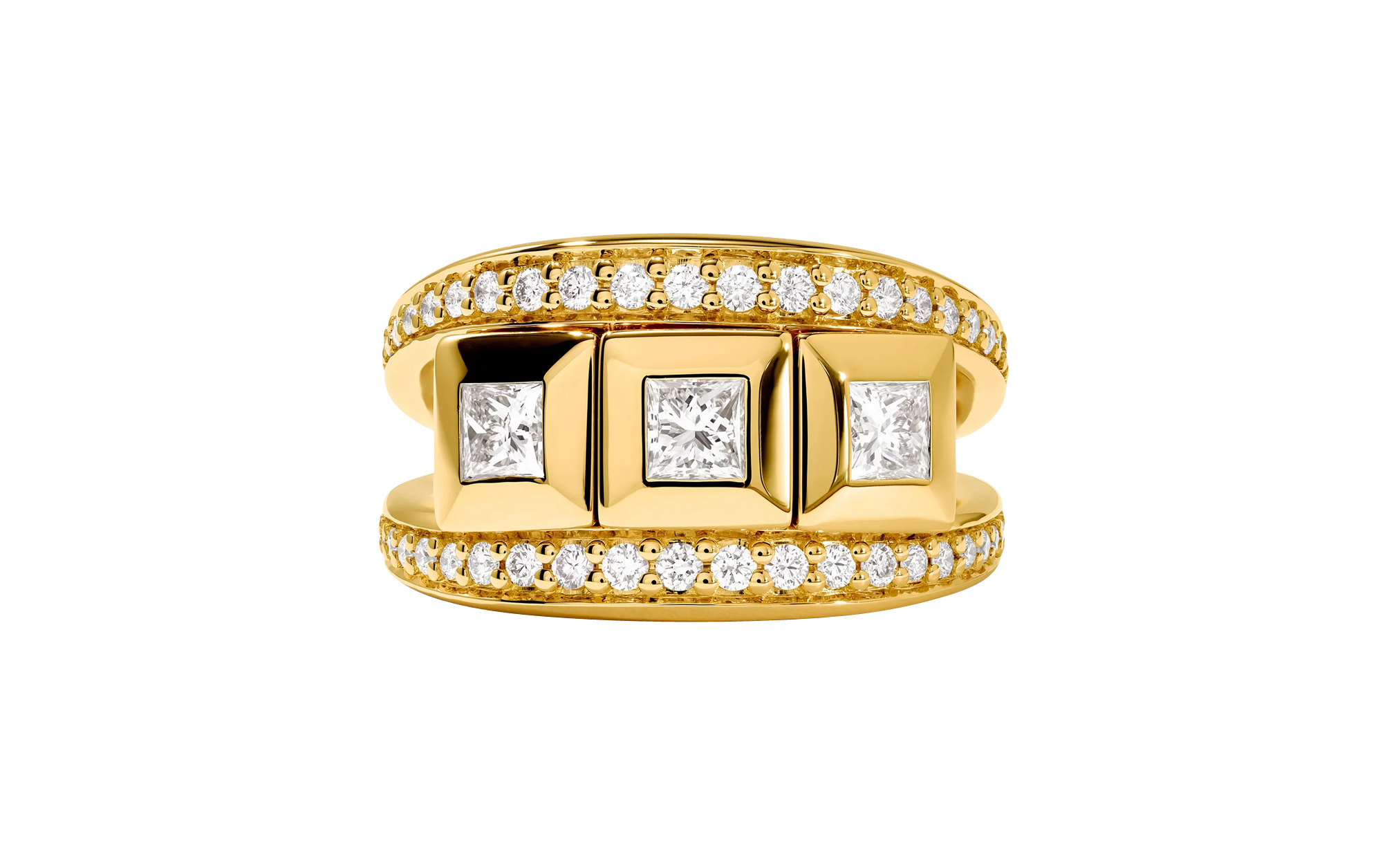 Tamara Comolli Curriculum Vitae 3 Diamond Pavé Ring Tamara Comolli Curriculum Vitae 3 Diamond Pavé Ring