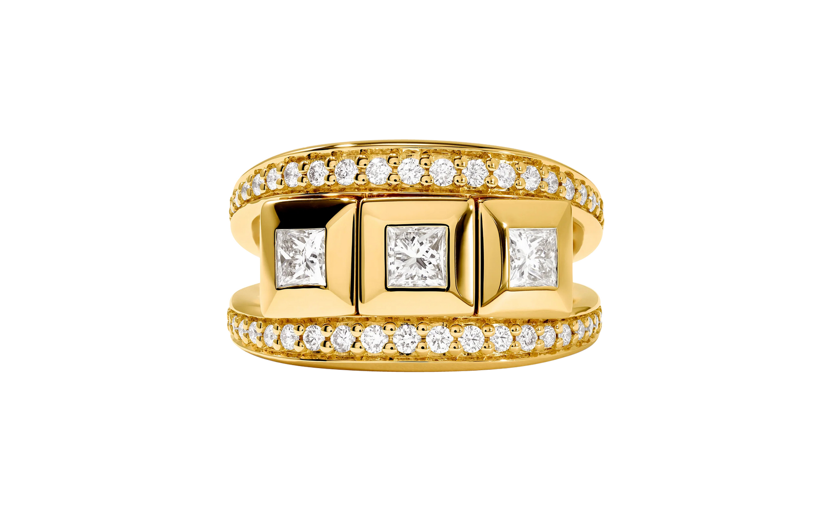 Tamara Comolli Curriculum Vitae 3 Diamond Pavé Ring Tamara Comolli Curriculum Vitae 3 Diamond Pavé Ring
