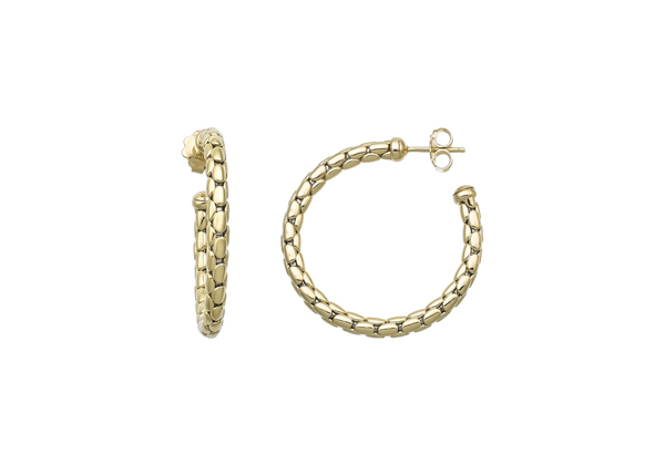 Chimento Stretch Spring Two-Tone Flexible Earring