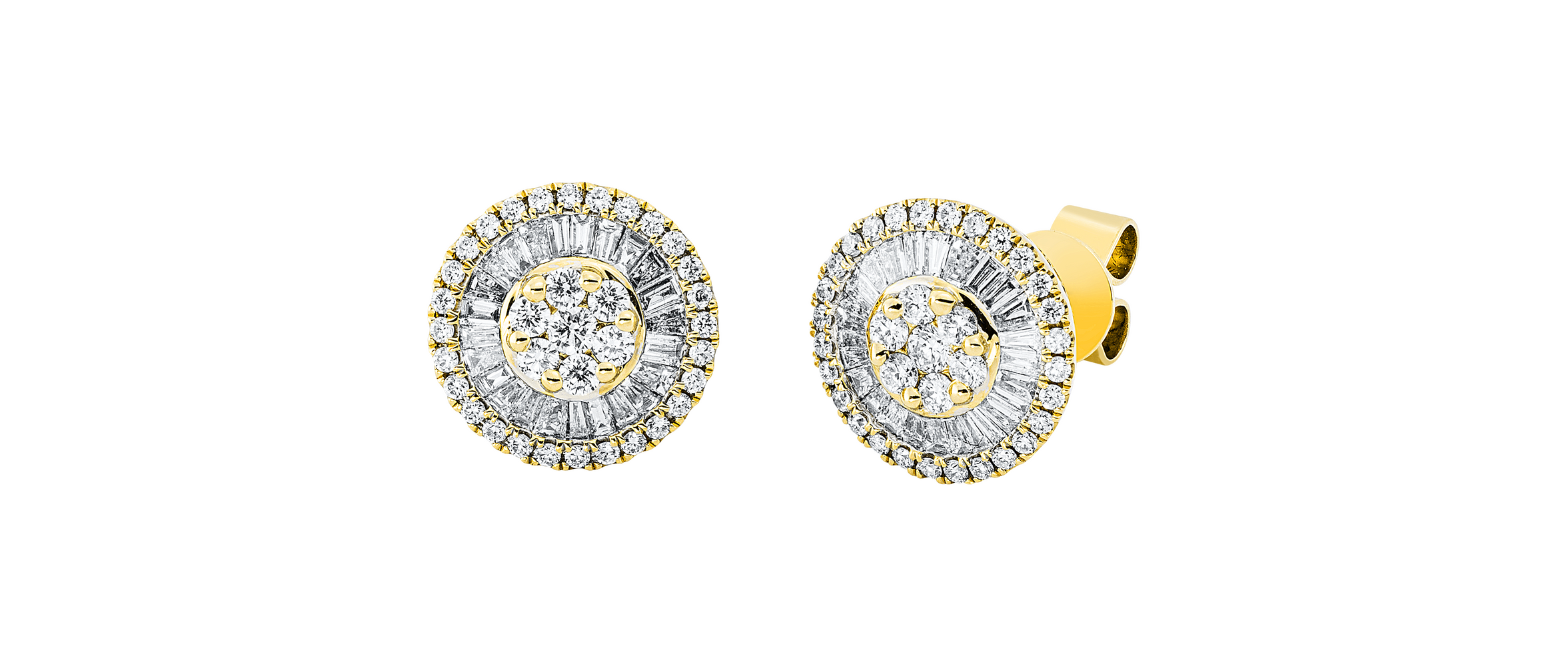 Brogle Classic diamond stud earrings
