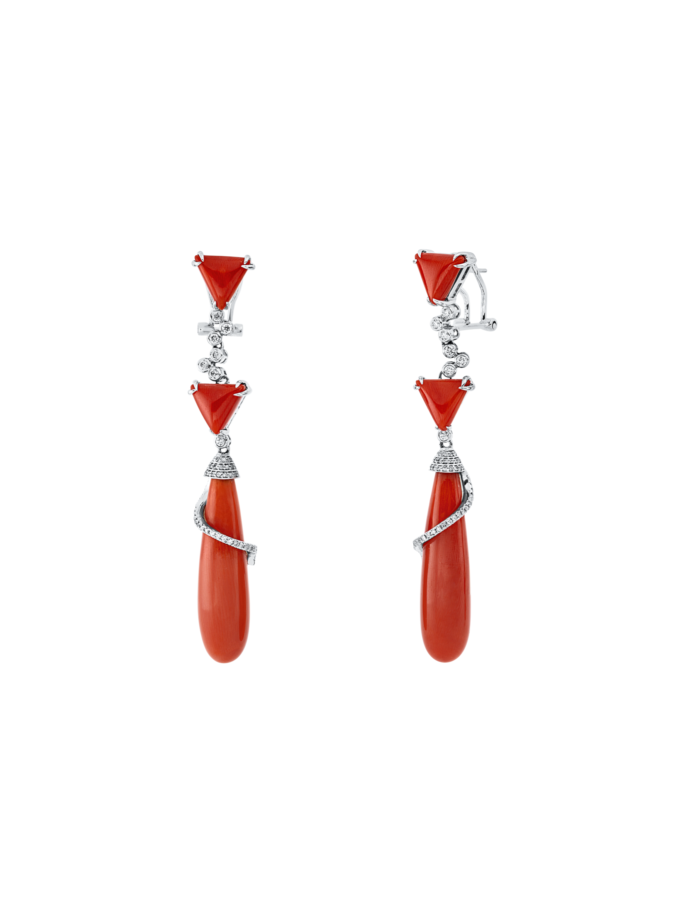 Brogle Selection Korallohrhänger