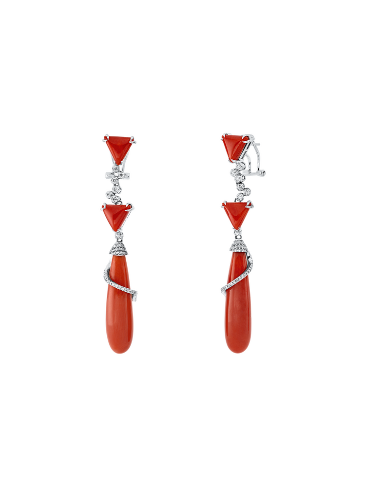 Brogle Selection Korallohrhänger Brogle Selection Korallohrhänger