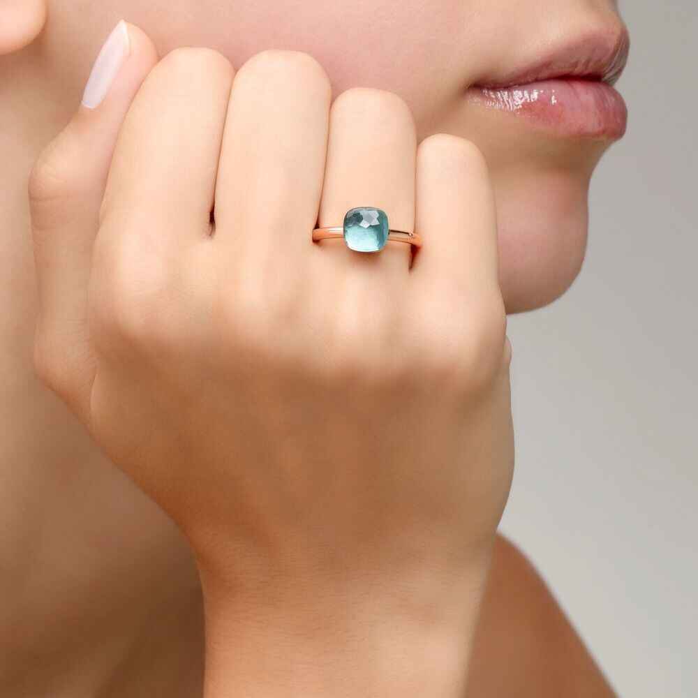 Pomellato Nudo Petit Blautopas Ring