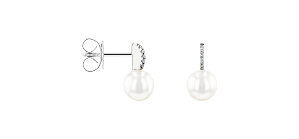 Brogle Classic freshwater pearl stud earrings Brogle Classic freshwater pearl stud earrings