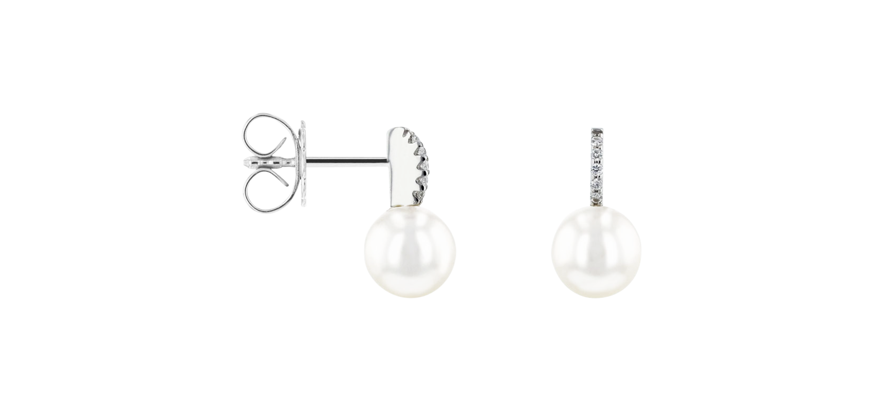 Brogle Classic freshwater pearl stud earrings Brogle Classic freshwater pearl stud earrings