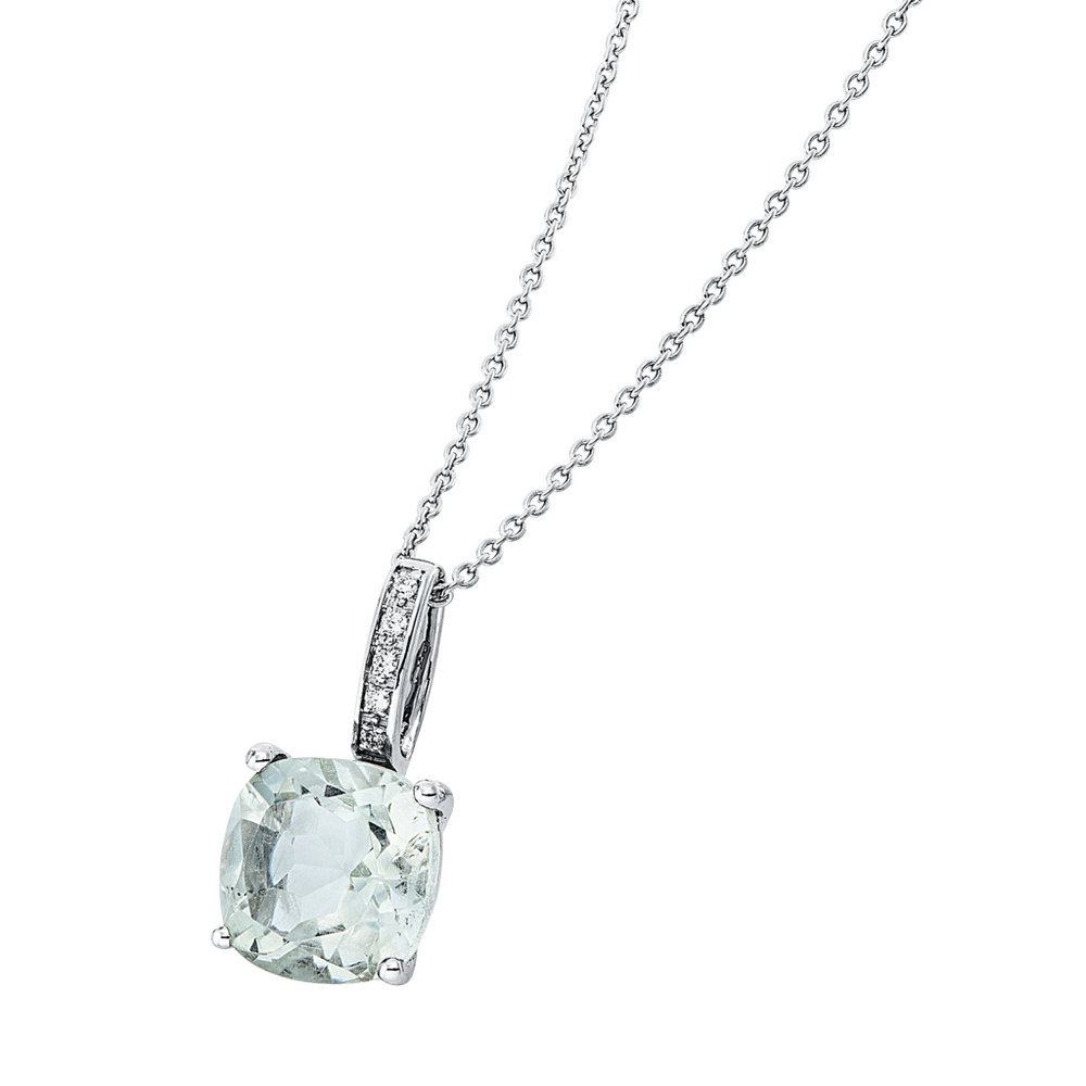 Brogle Classic gold chain with amethyst pendant