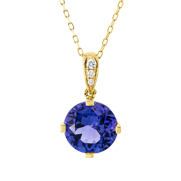 Brogle Classic necklace with tanzanite pendant