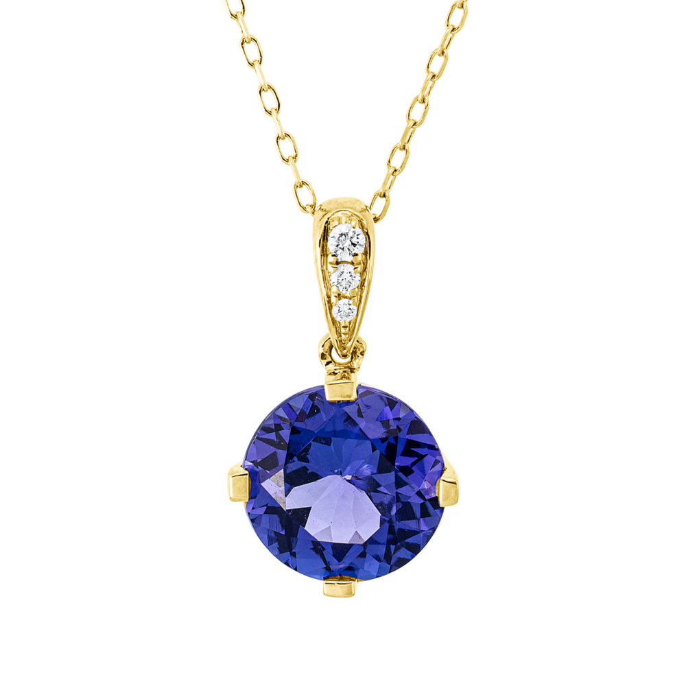 Brogle Classic necklace with tanzanite pendant Brogle Classic necklace with tanzanite pendant