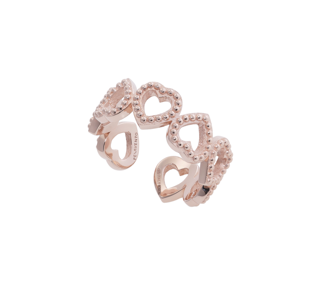 rosévergoldetes Silber