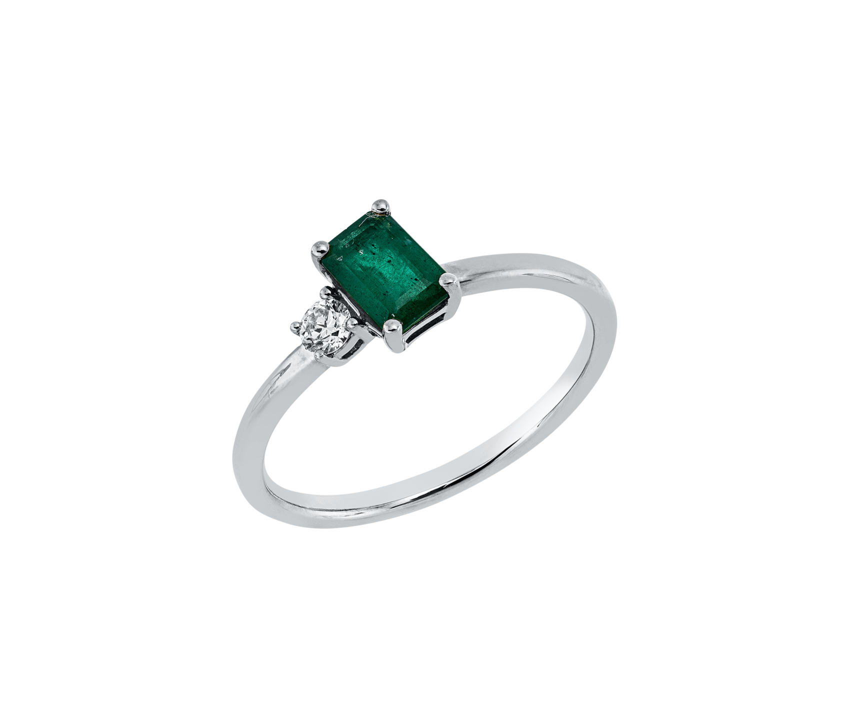 Brogle Classic emerald ring