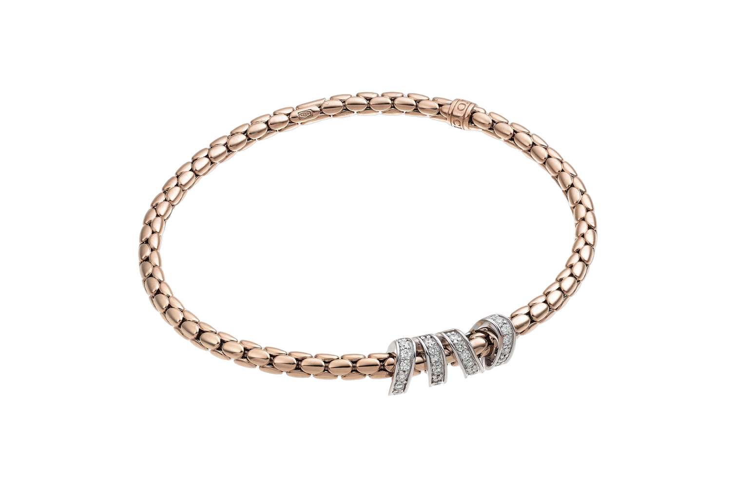 750 Rosé-, Weißgold