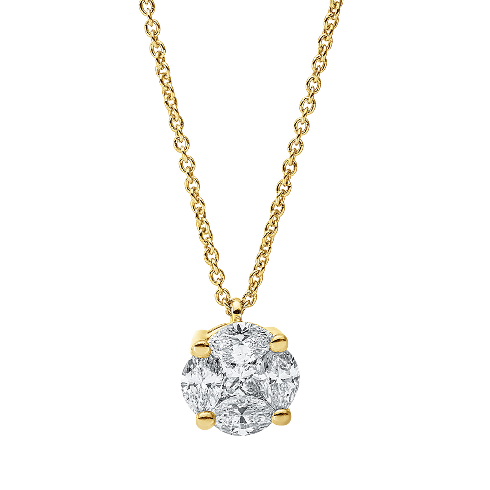 Brogle Classic necklace with diamond pendant Brogle Classic necklace with diamond pendant
