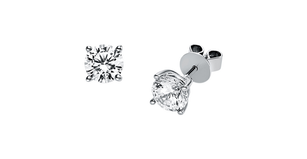 Brogle solitaire ear studs Julia from 1.4 carat Brogle solitaire ear studs Julia from 1.4 carat