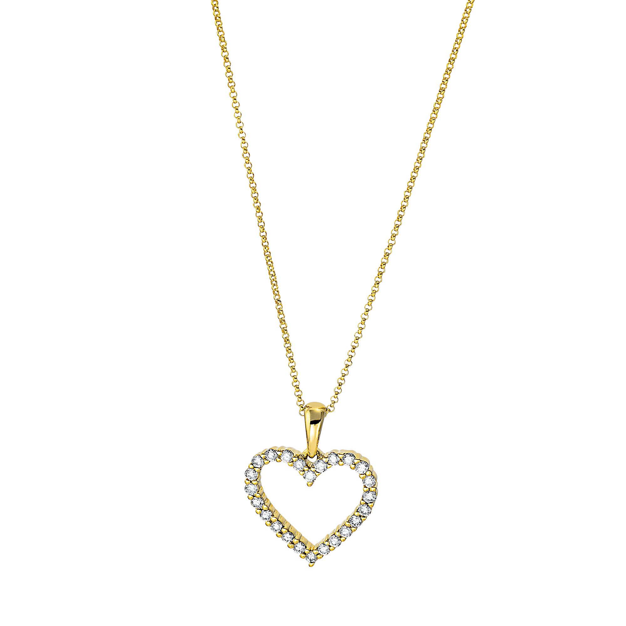 Brogle Classic Kette mit Diamantherz Brogle Classic Kette mit Diamantherz