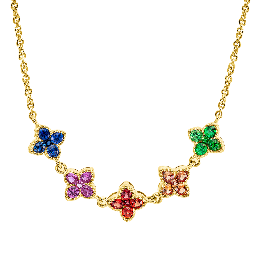Brogle Classic necklace with sapphire pendant Brogle Classic necklace with sapphire pendant