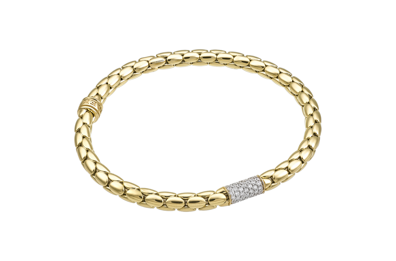 Chimento Stretch Spring Two-Tone Flexible Bracelet Chimento Stretch Spring Two-Tone Flexible Bracelet