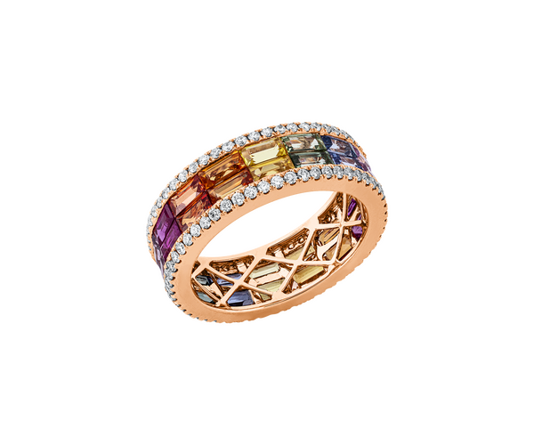 Brogle Selection sapphire ring Rainbow Brogle Selection sapphire ring Rainbow