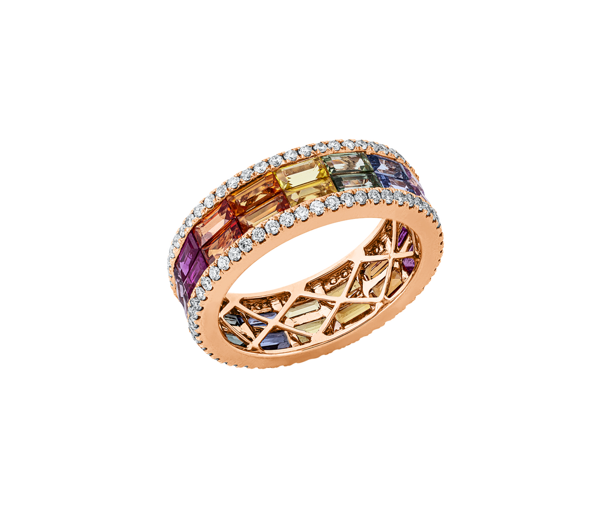 Brogle Selection sapphire ring Rainbow Brogle Selection sapphire ring Rainbow