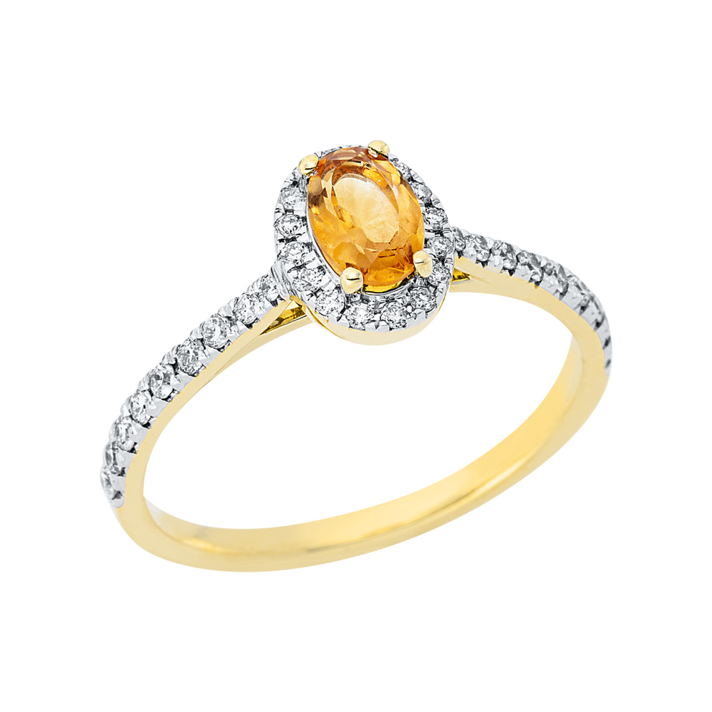 Brogle Selection Felicity citrine ring