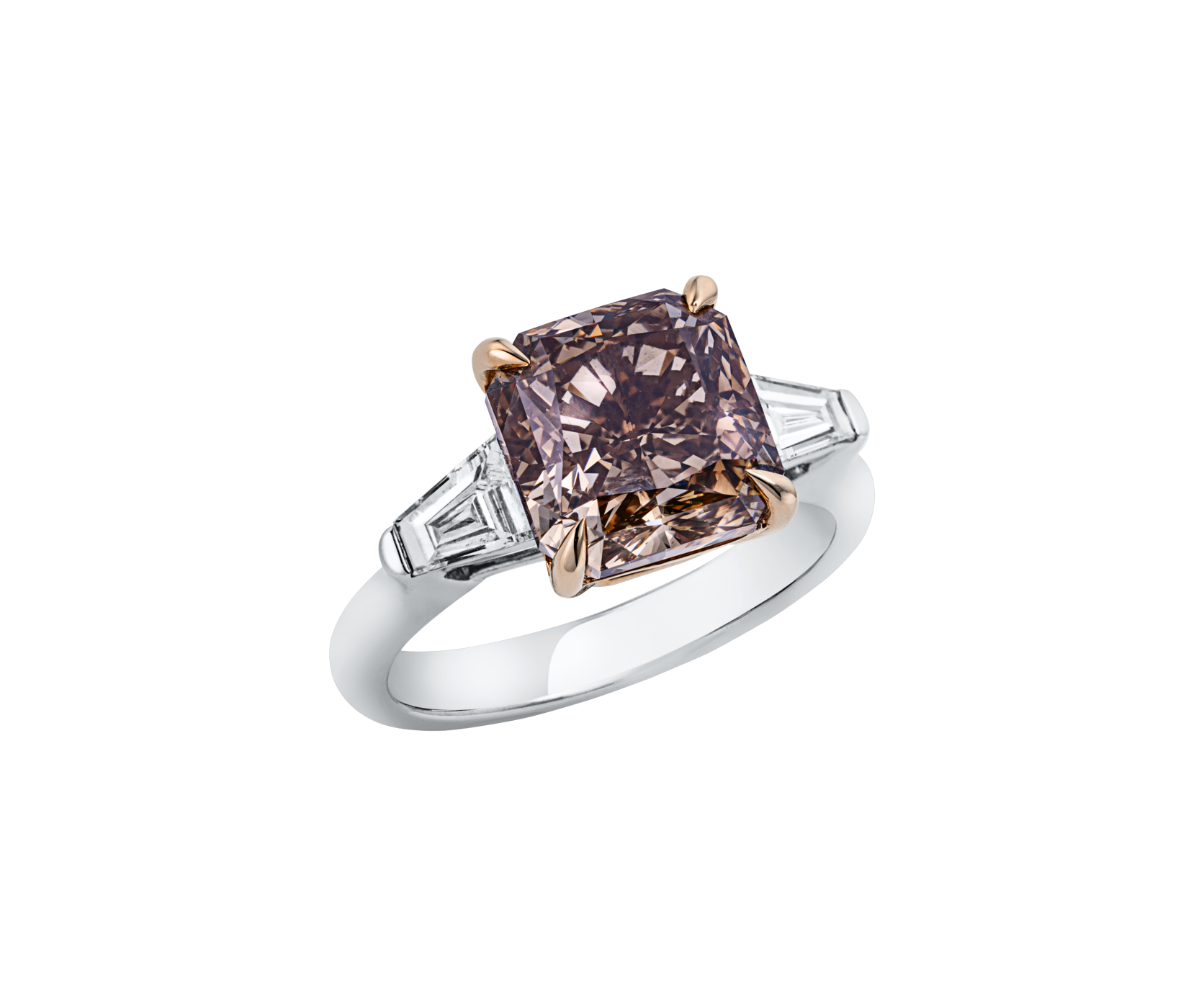 Brogle bicolor solitaire ring Brogle bicolor solitaire ring