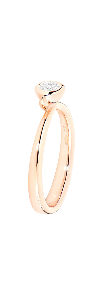 Tamara Comolli Bouton Solitaire Ring