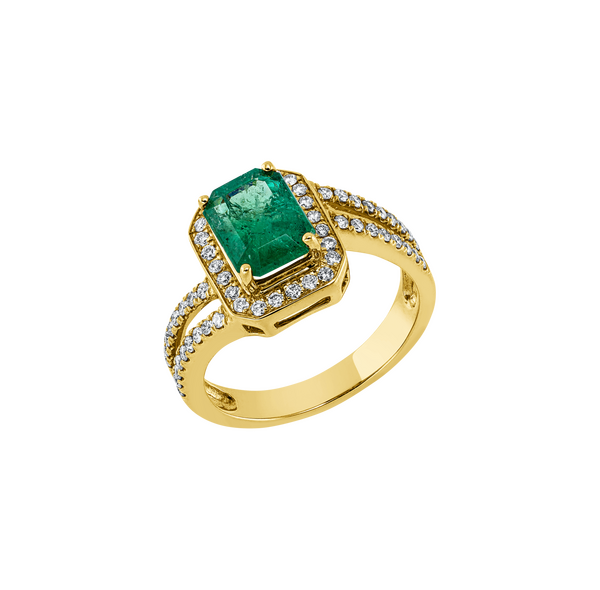 Brogle Classic emerald ring