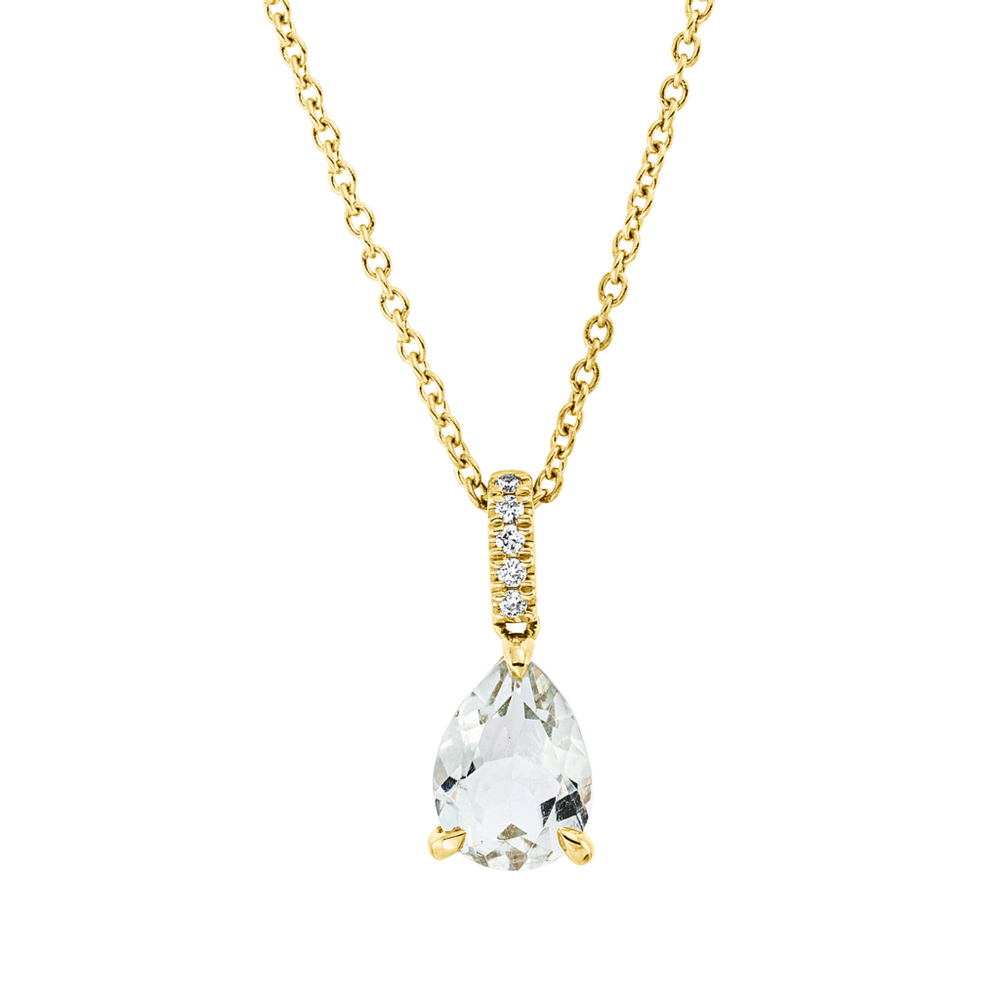 Brogle Classic necklace with amethyst pendant