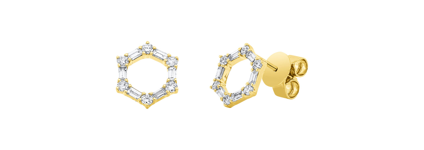 Brogle Classic diamond stud earrings Brogle Classic diamond stud earrings