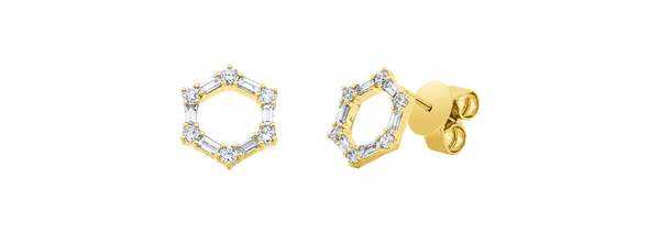 Brogle Classic diamond stud earrings Brogle Classic diamond stud earrings
