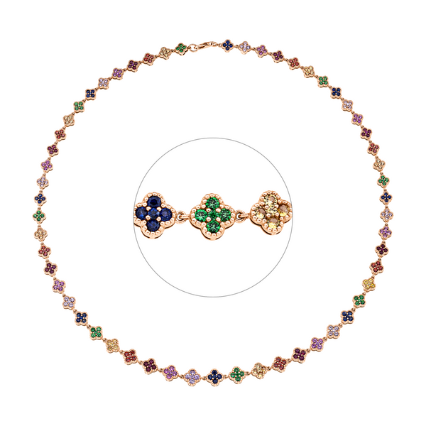 Brogle Selection sapphire necklace Rainbow