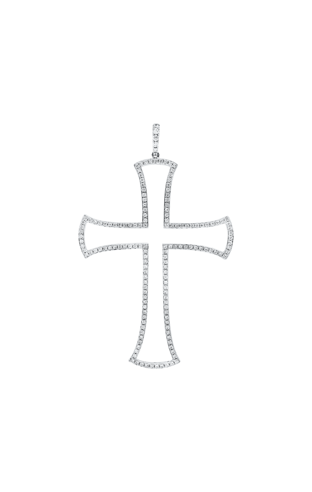 Brogle Selection cross pendant with diamonds