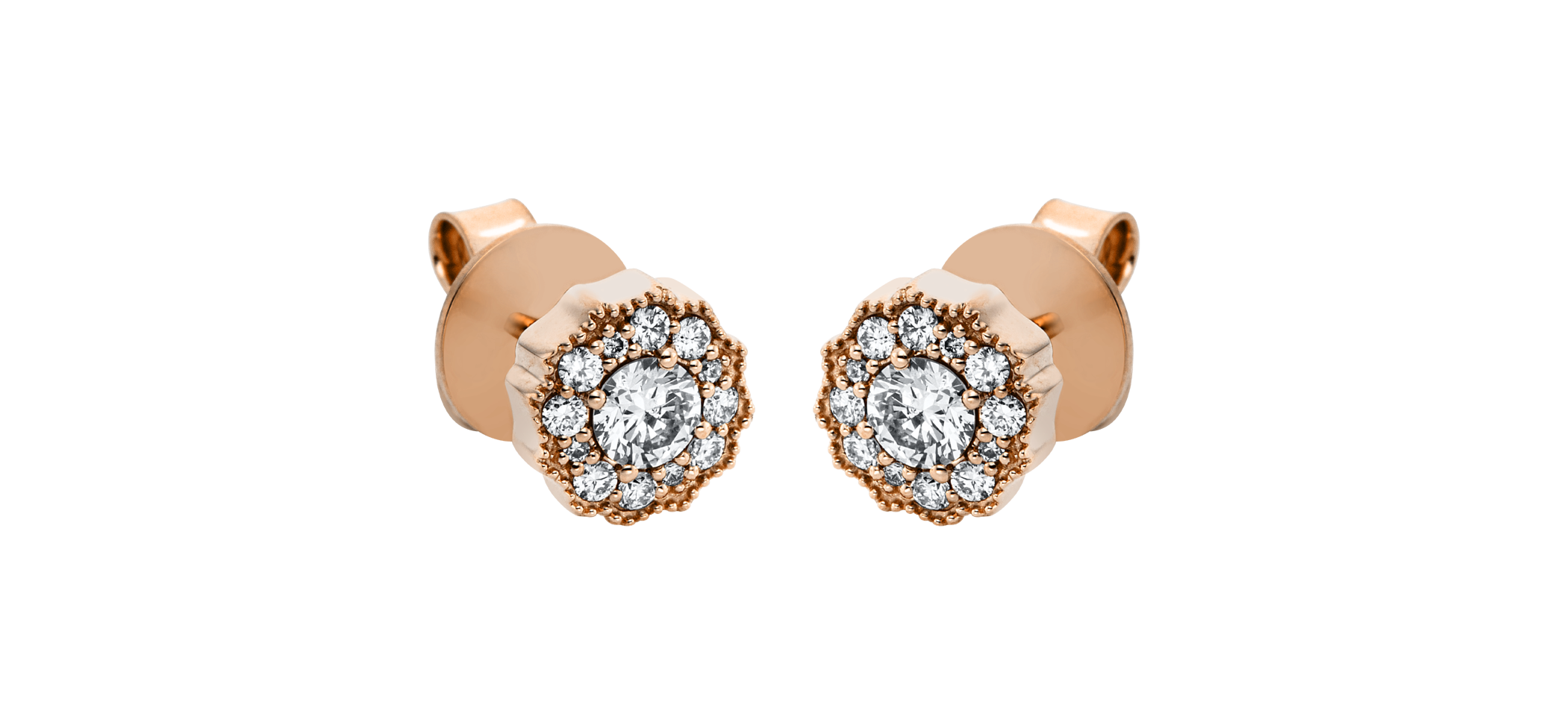 Brogle Classic diamond stud earrings
