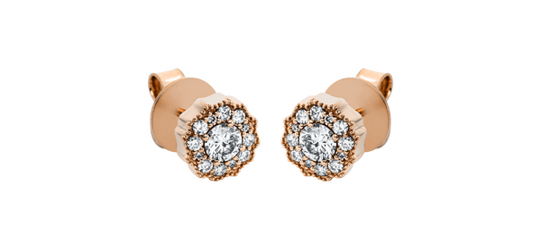 Brogle Classic diamond stud earrings