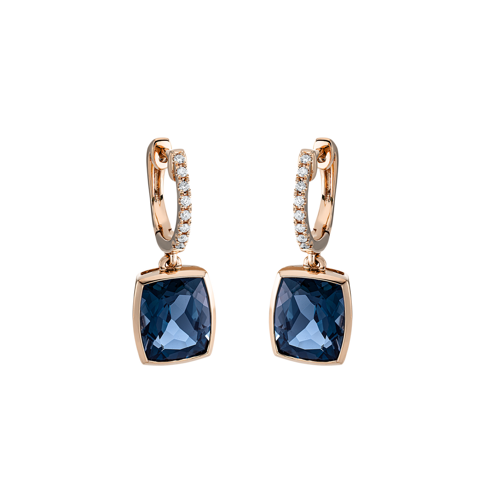 Brogle Classic topaz earrings