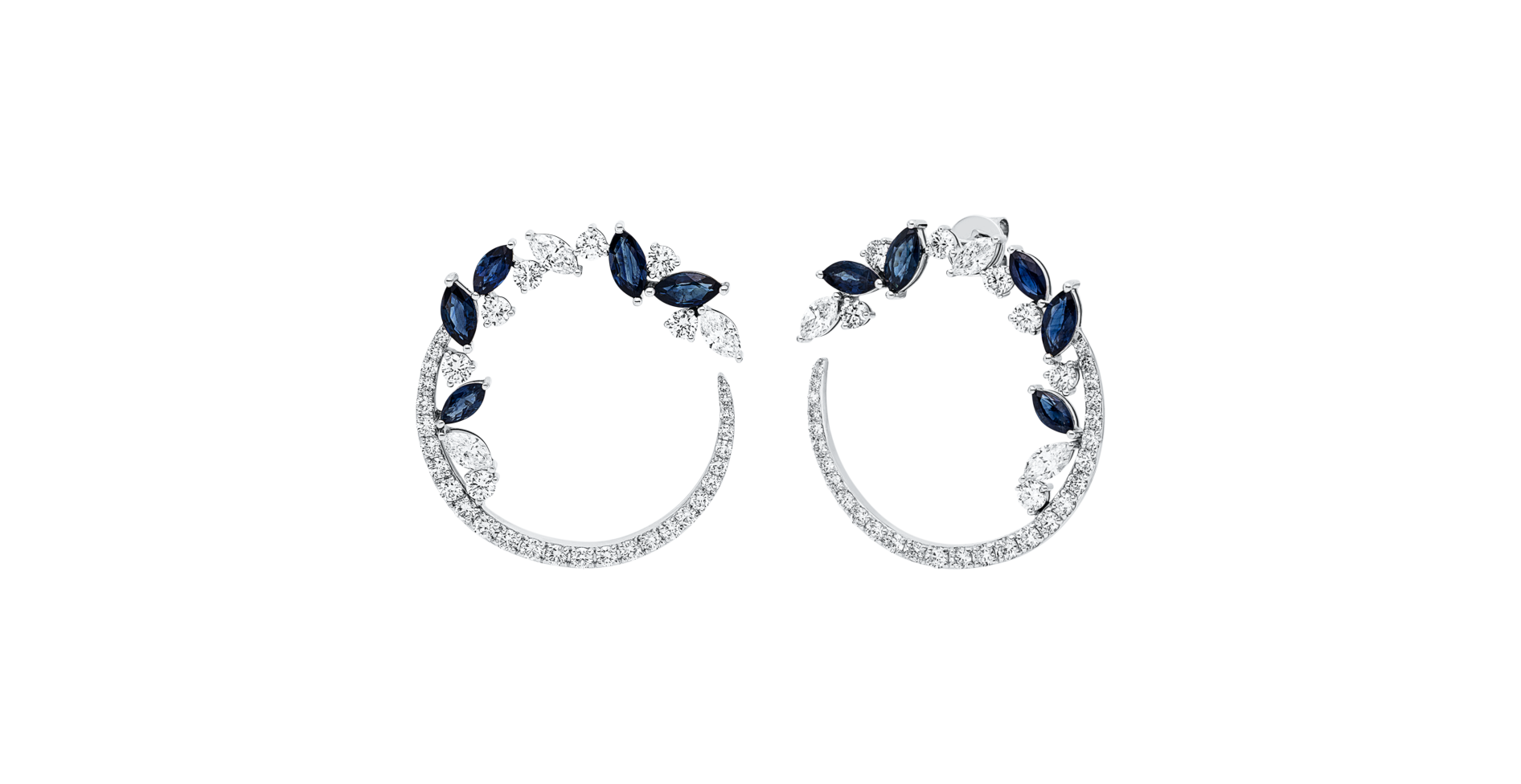 Brogle Selection Saphirohrstecker