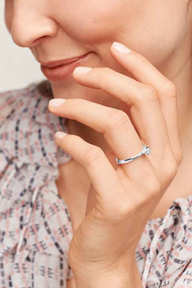 Tamara Comolli Bouton Solitaire Ring